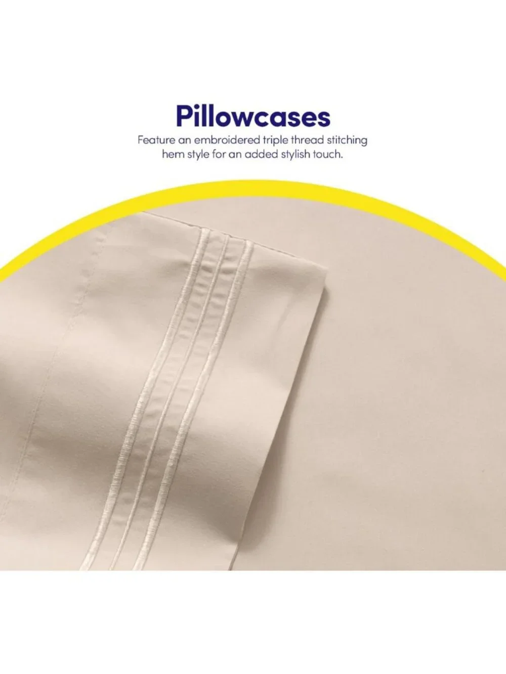 Luxury Queen Sheet Set - Extra Soft Beige Cream Bed Sheets & Pillowcases, Deep